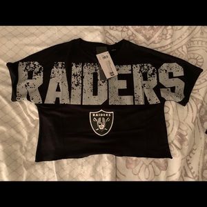 Sports Fan Island - Crop top - Raiders shirt